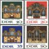 Prophila Collection East Germany 2111-2114 Complete Issue MNH 1976 Organs Stamps view 1