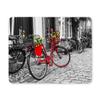 YENDOSTEEN Gaming Mouse Pad – Old Red Bicycle on Cobblestone Streets view 1