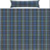 Erwin Müller Warm Flannel Bedding Set, Blue-Green, 40x80 cm / 155x200 cm view 1