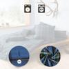 Erwin Müller Warm Flannel Bedding Set, Blue-Green, 40x80 cm / 155x200 cm view 4