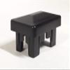 OuM 50-Piece Rectangular Inner Fence Post Caps 40 x 60 mm, Black view 1