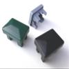 OuM 50-Piece Rectangular Inner Fence Post Caps 40 x 60 mm, Black view 4