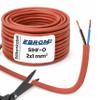 EBROM SIHF-O Silicone Sauna Cable, 2 x 1.0 mm², 26 m view 1
