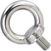 OPIOL QUALITY M10 Eye Bolts, Similar to DIN 580, Cast and Polished Stainless Steel A2/V2A, 2-Pack view 1