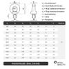 OPIOL QUALITY M10 Eye Bolts, Similar to DIN 580, Cast and Polished Stainless Steel A2/V2A, 2-Pack view 3