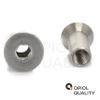 OPIOL QUALITY M5x15 Sleeve Nuts, Countersunk Head, Hex Socket, Stainless Steel A1/VA, 2-Pack view 4