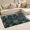 yibaihe Sugar Skulls Area Rug, Water-Resistant, Easy-Clean, 153 x 100 cm view 1