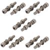 sourcing map 10-Piece M5 x 30 mm 304 Stainless Steel Knurled Socket Screws with Nuts and Washers view 1