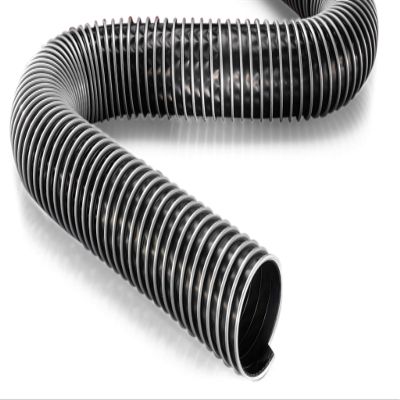 Norres Electrically Conductive Polyethylene Clamp-Profile Suction Hose, 254 mm, 3 m