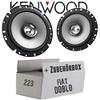 Kenwood KFC-S1756 16.5 cm Coaxial Car Speakers for Fiat Doblo 223 Front Doors view 1