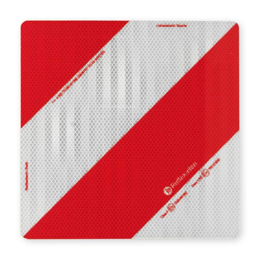 Small Night Parking Warning Panel, Rigid Steel Sheet – 282 x 282 mm