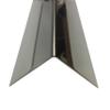 Stainless Steel Stair Edge Trim, 2000 x 60 x 15 mm, Mirror Finish view 1