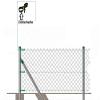 6 End Clamps, 48 mm, for Fence Braces/Posts, Galvanized view 3