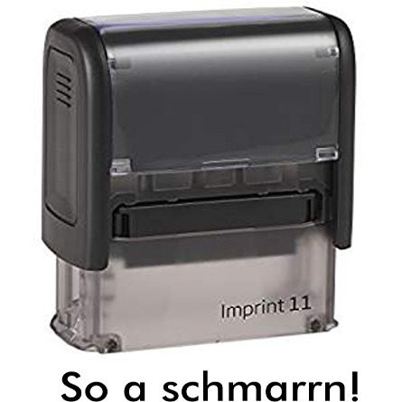 Saying Stamp/Self-Inking Stamp – “So a Schmarrn” – by Kaufhaus2010