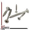 Countersunk TX Chipboard Screws, 3 x 40 mm, 10 pcs, Partial Thread, A2 Stainless Steel view 3