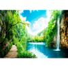 Waterfall Vinyl Refrigerator Sticker for American-Style Refrigerators, 91 x 177 cm view 2