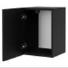 Mirjan24 BR07 Wall-Mounted Cabinet, Black/High-Gloss Black view 2