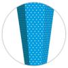 School Cone Set with 5 Mini Candy Cones, Blue/Turquoise, 70 cm, Personalized view 4
