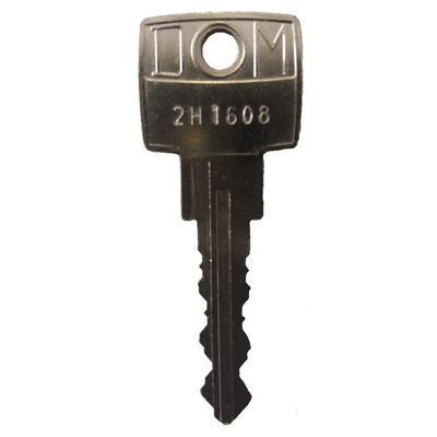 DOM Replacement Key 2H 0501–2H 1000 for Spindle, Universal and Furniture Locks – Code 2H0928