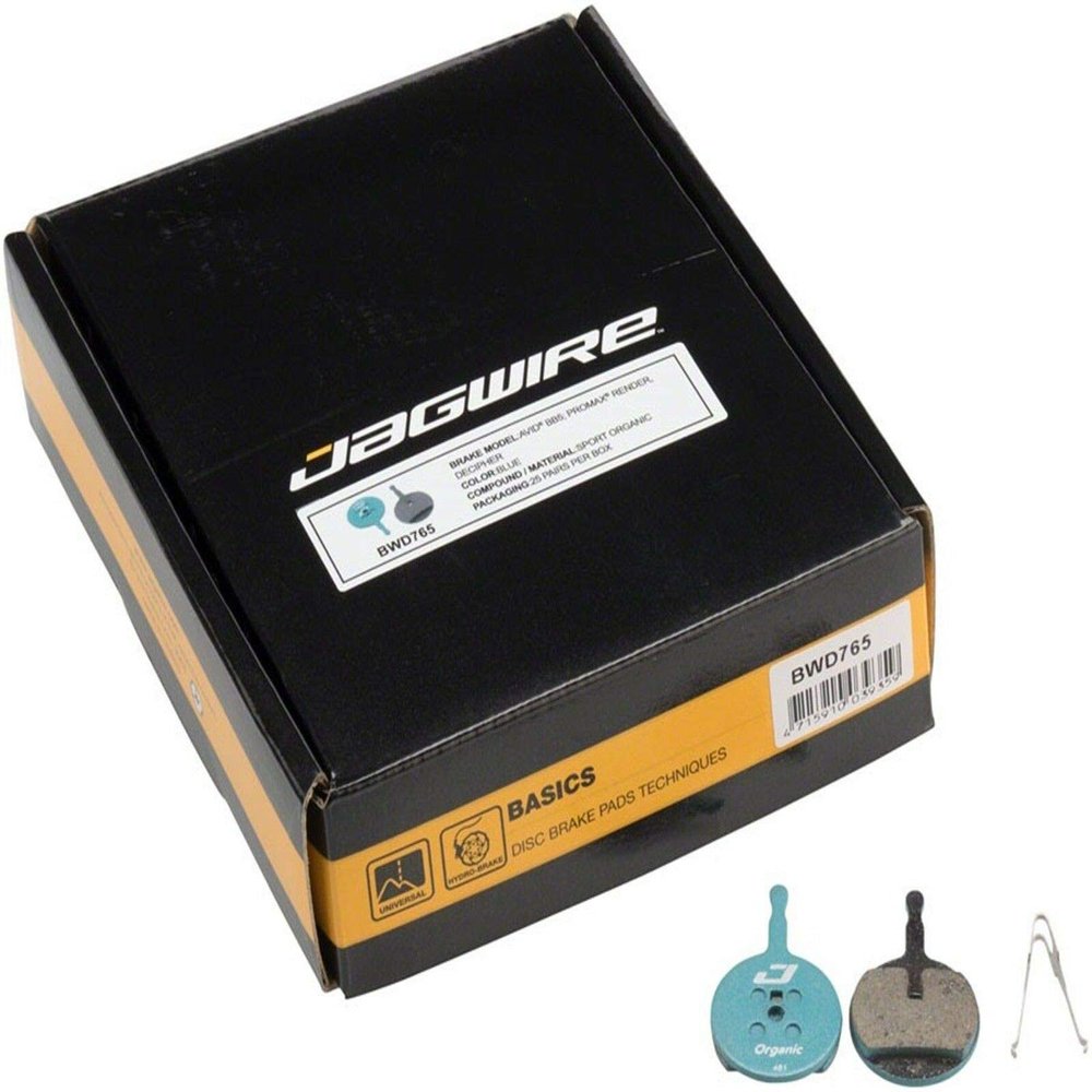 Jagwire Sport Organic Disc Brake Pads Workshop Pack, 25 Pairs, Promax Render DCA765