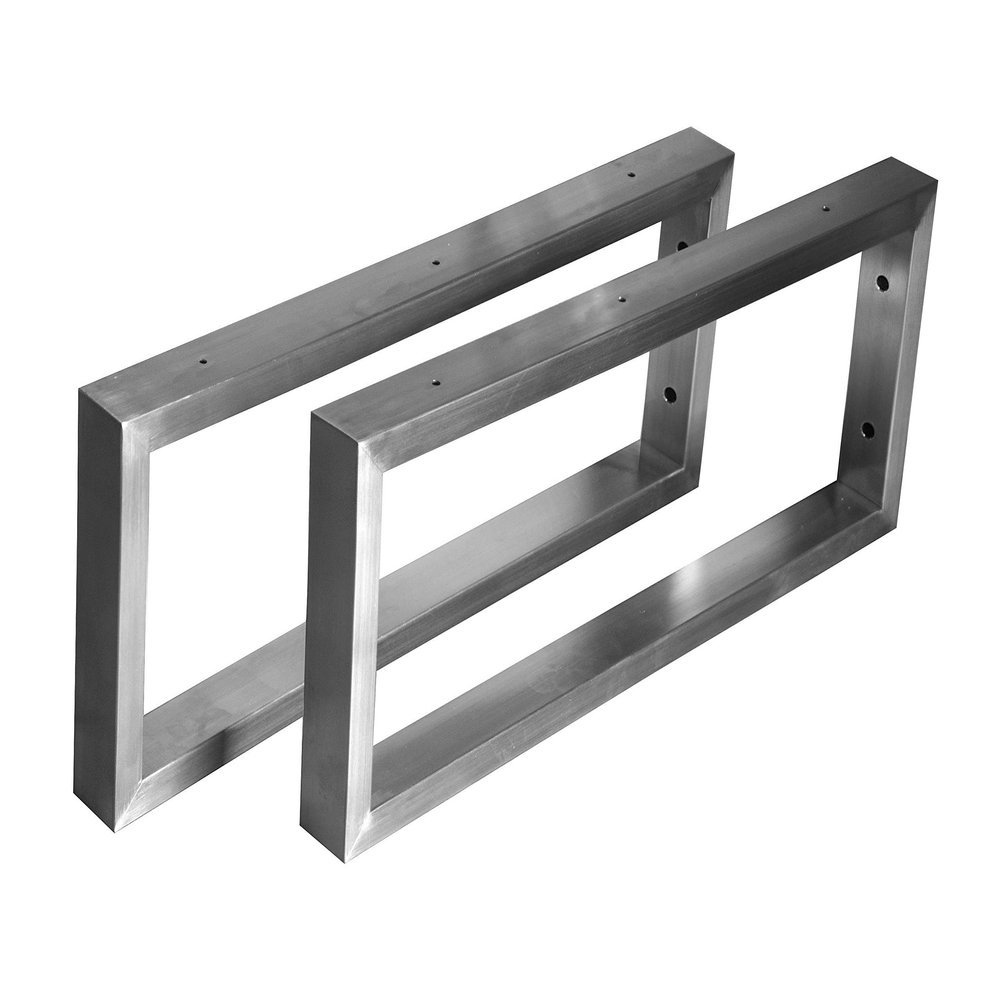 CHYRKA 201 Stainless Steel Wall Bracket 40x20 Shelf Support for Sink MK (150x550 mm - 1 Pair)