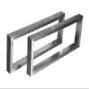 CHYRKA 201 Stainless Steel Wall Bracket 40x20 Shelf Support for Sink MK (150x550 mm - 1 Pair) view 1