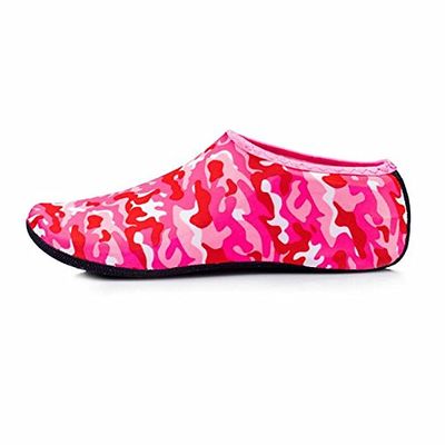 KAIBSEN Camo/Line Water Socks for Swimming, Beach Volleyball, Snorkeling, Sailing, Surfing, Yoga, Hiking, and More