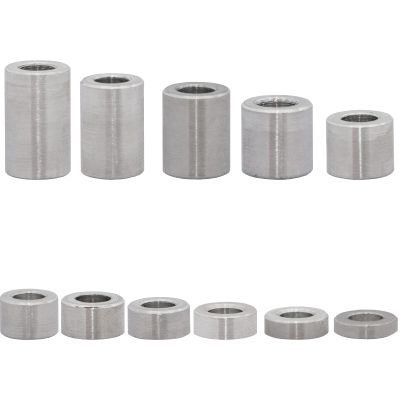 OPIOL QUALITY Aluminum Spacer Sleeves M4, 4.3 mm ID, 12 mm OD, 15 mm Length, 50-Pack