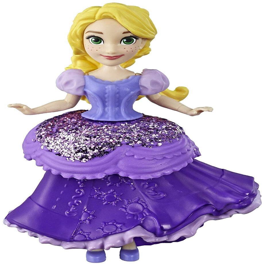 Disney Rapunzel Collectible Doll with One-Clip Dress, Royal Clips Fashion Toy (Multicolor)