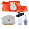 Haishine Recoil Pull Starter Air Filter Kit for Husqvarna 50 51 55 Rancher 55 EU1 EPA Chainsaw #503151801 5036088-03 503608803 view 2
