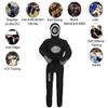 Jayefo Tonjon MMA Grappling Dummy - Jiu-Jitsu Dummy for Punching & Kickboxing, Boxing Dummy for Martial Arts and Karate Training, Freestanding Punching Bag for Kickboxing | Unfilled 1.8 m (Gray/Black) view 2