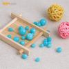 GEM-Inside 10 mm Blue Jade Semiprecious Stone Beads, Round, Loose Beads for Jewelry Making, DIY, Craft Supplies, 38.1 cm view 3