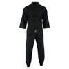 Playwell Elite Kids' Kung Fu Microfiber Uniform, Ultra-Lightweight, All Black, 00/120 cm view 1