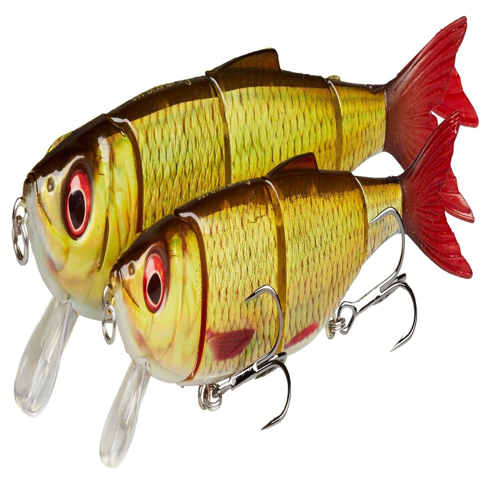 Savage Gear 4Play V2 Lure, 3D-Scanned Herring, Firetiger, 13.5 cm