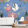 Runa Art Photo Wallpaper Flowers and Storks Modern Nonwoven Living Room Bedroom - Made in Germany - 308 x 220 cm Blue 9362010b view 3