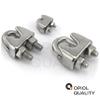 OPIOL QUALITY Wire Rope Clamps Similar to DIN 741 for 4 mm Stainless Steel Wire Rope, A4 V4A, 4-Pack view 4