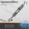 OPIOL QUALITY M4 Stainless Steel A4 V4A Eye-Hook Turnbuckles, 10-Pack view 2