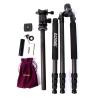 Zomei Z818C 65 in Carbon Fiber Travel Tripod with Ball Head and Carrying Bag view 4