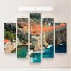 Paul Sinus Art Canvas Print 160 x 100 cm, View of Dubrovnik and the Mediterranean Coast, Croatia view 2