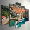 Paul Sinus Art Canvas Print 160 x 100 cm, View of Dubrovnik and the Mediterranean Coast, Croatia view 3