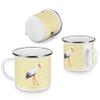 Mr. & Mrs. Panda Camping Enamel Mug, Stork – Gift, Birth view 4