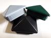 10 Black Pyramid-Shaped Fence Post Plugs, 80 x 80 mm view 3