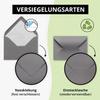 75 Graphite Gray Envelopes, DIN C6, White Tissue-Lined, 90 gsm, Wet Seal – NEUSER PAPIER view 3