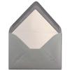 75 Graphite Gray Envelopes, DIN C6, White Tissue-Lined, 90 gsm, Wet Seal – NEUSER PAPIER view 4