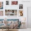 Frameless Picture Holder, 65 x 86 cm, Clear 1 mm Shatter-Resistant Acrylic, 2.5 mm White Back Panel, Custom-Made view 4