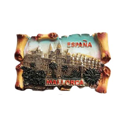 Mallorca Spain 3D Refrigerator Magnet, Palace-Style Souvenir