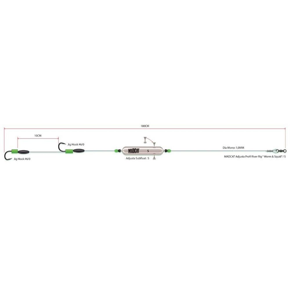 Madcat Adjusta Pro River Rig Deadbait S
