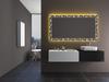 SARAR Bathroom Mirror with A++ LED Lighting, 100 x 40 cm, Laser Engraving LD409 view 4