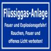 Melis-Folienwerkstatt Sign: LPG Installation – Fire and Explosion Hazard, 60 x 40 cm, 3 mm Rigid Foam view 1