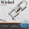 OPIOL QUALITY 5 mm A4/V4A Stainless Steel Eye-Fork Swivels, 10-Pack view 2
